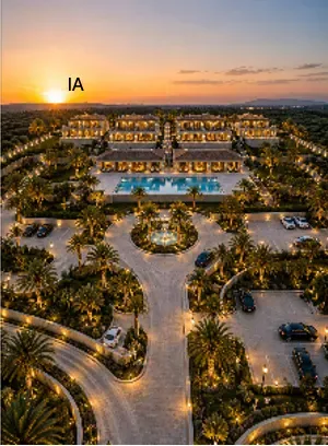 Fotografia 4 de Terreno de Vale Canada Norte - Ferragudo Terreno com projeto aprovado para construção de um Hotel com 46 quartos,  próximo de um dos melhores campos de golfe do país. A área total é de 14.32