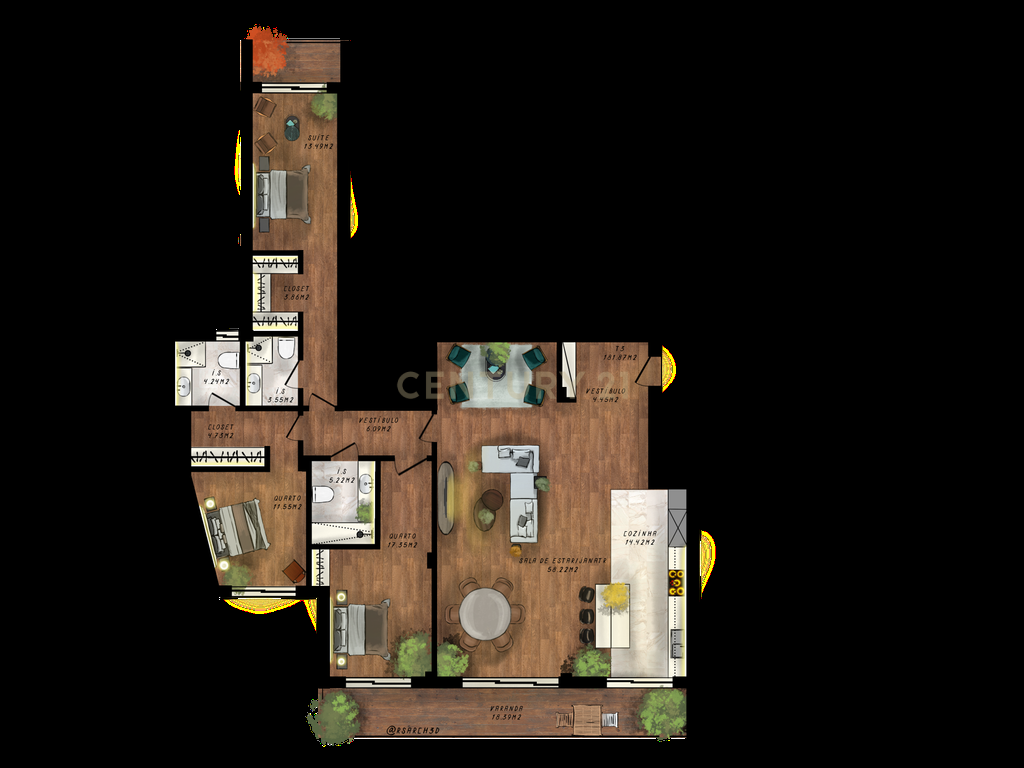 T3 NOVO em fase final de construção com vista rio | Iria Rio Residence — Santa Iria de Azoia | Ref.ª 4F - Image 4