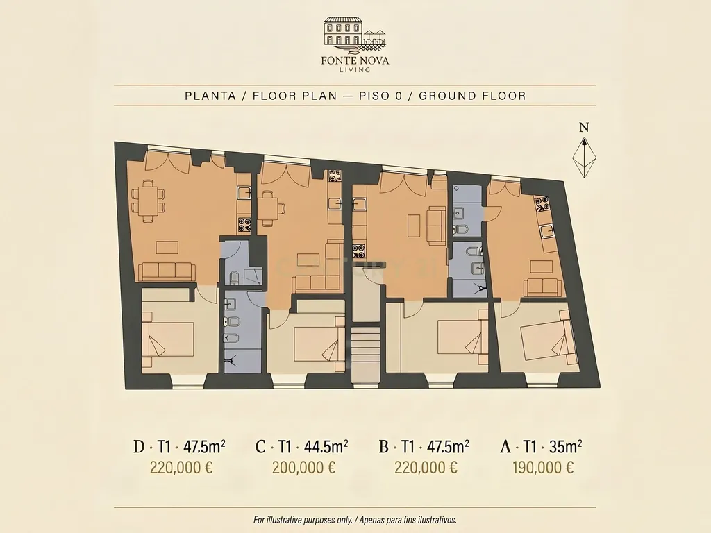 Apartamento T1 Novo no centro de Setubal - Image 4