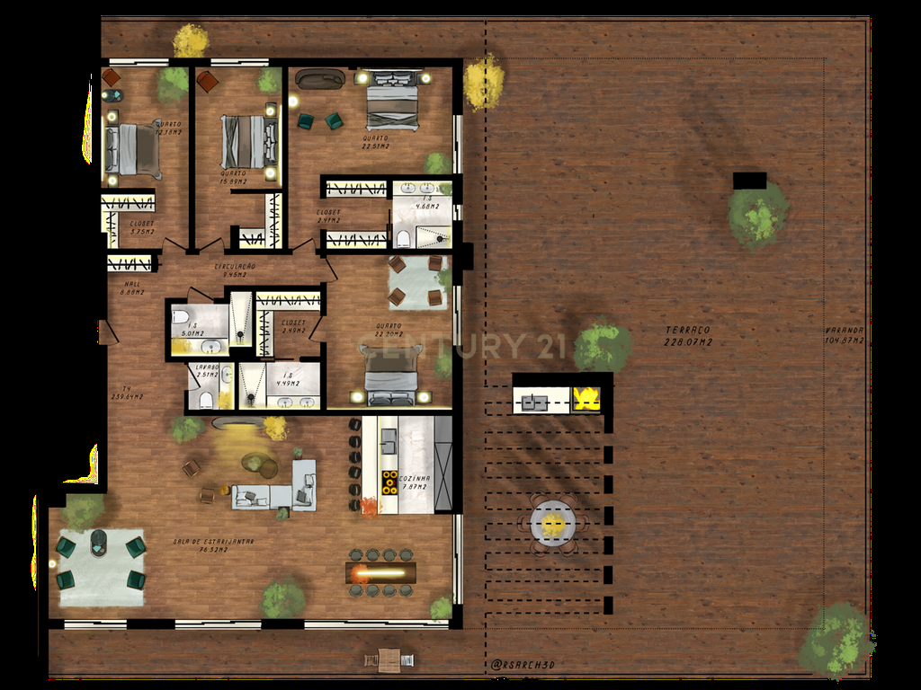 Penthouse com 4 quartos com terraço privativo e vista rio em Condomínio Fechado com Piscina – Iria Rio Residence, a apenas 15 minutos do Parque das Nações - Image 3