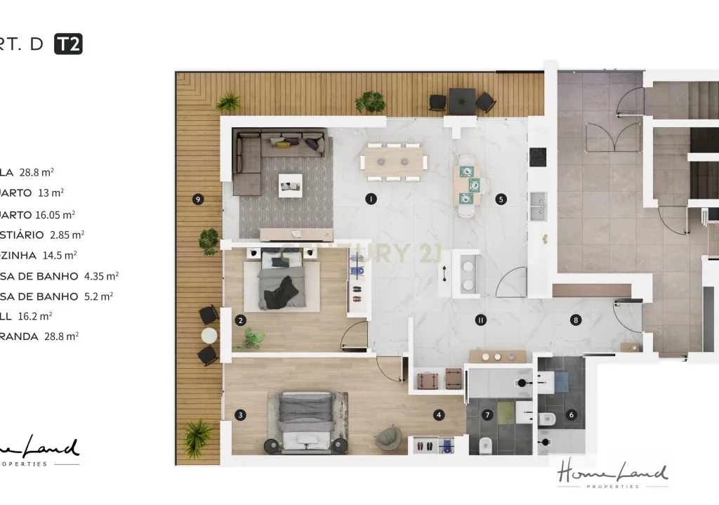 Apartamento T2 Novo a Estrear, Piscina, Estacionamento Privativo, no Centro de Albufeira – Correeira - Image 23