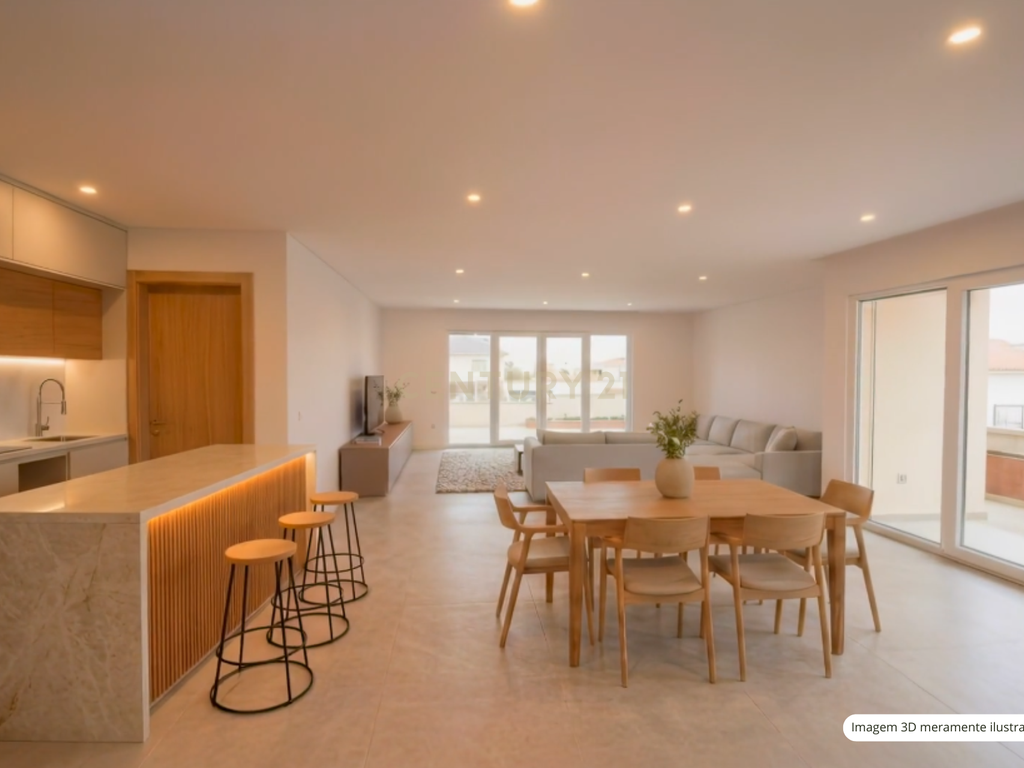 MORADIA T3 NOVA COM PISCINA E VISTA SERRA EM LOTE 795 M2 | Vilar, Cadaval - Image 3