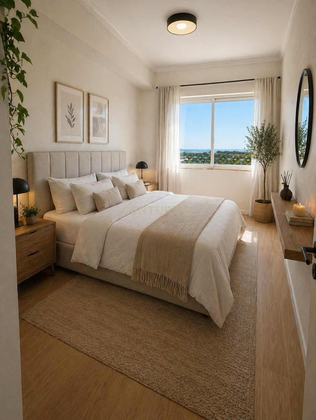 Fotografia 8 de T2+1 Totalmente Remodelado com Varanda e Vista Desafogada | Forte da Casa