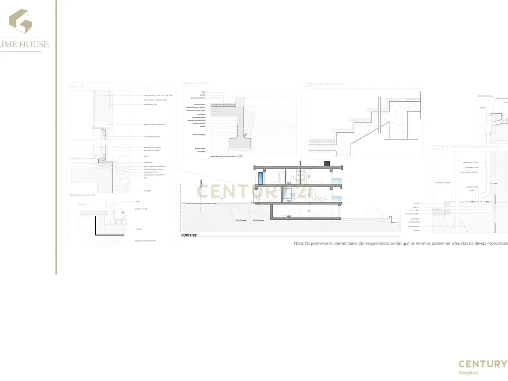 4 lotes de terrenos com projeto aprovado para moradia 4 moradias T5 de linhas contemporâneas - Image 19