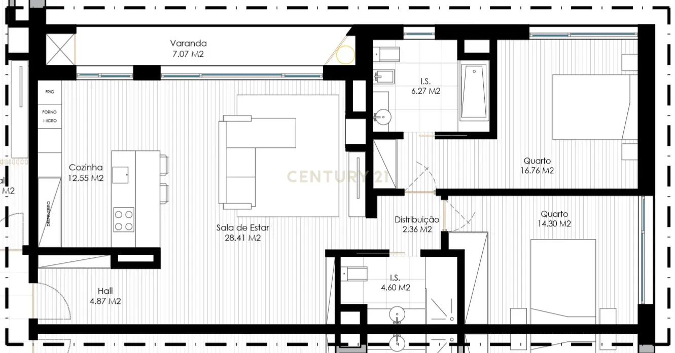 Apartamento T2 à venda em Nogueira e Silva Escura, Maia — foto 37