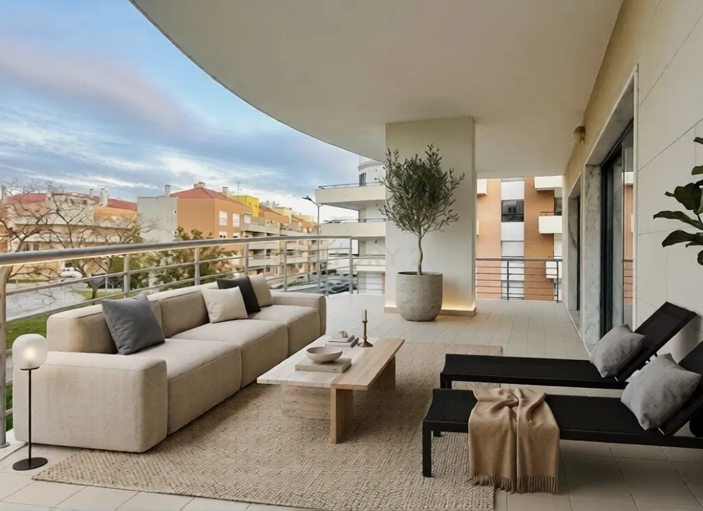 Apartamento T4 com Terraço, Varandas, Garagem e Lugar de Estacionamento, na Vila Serena, Pinhal Novo - Image 1