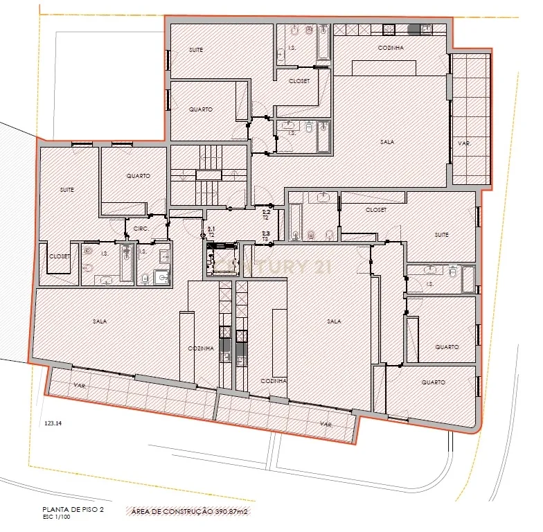 Terreno com projecto de arquitectura aprovada – 10 frações – junto ao Metro e à CP da AMADORA - Image 12