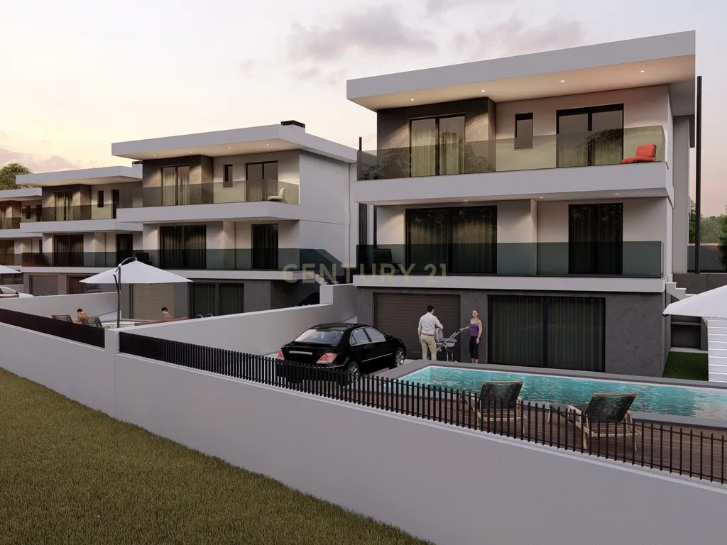 4 lotes de terrenos com projeto aprovado para moradia 4 moradias T5 de linhas contemporâneas - Image 2
