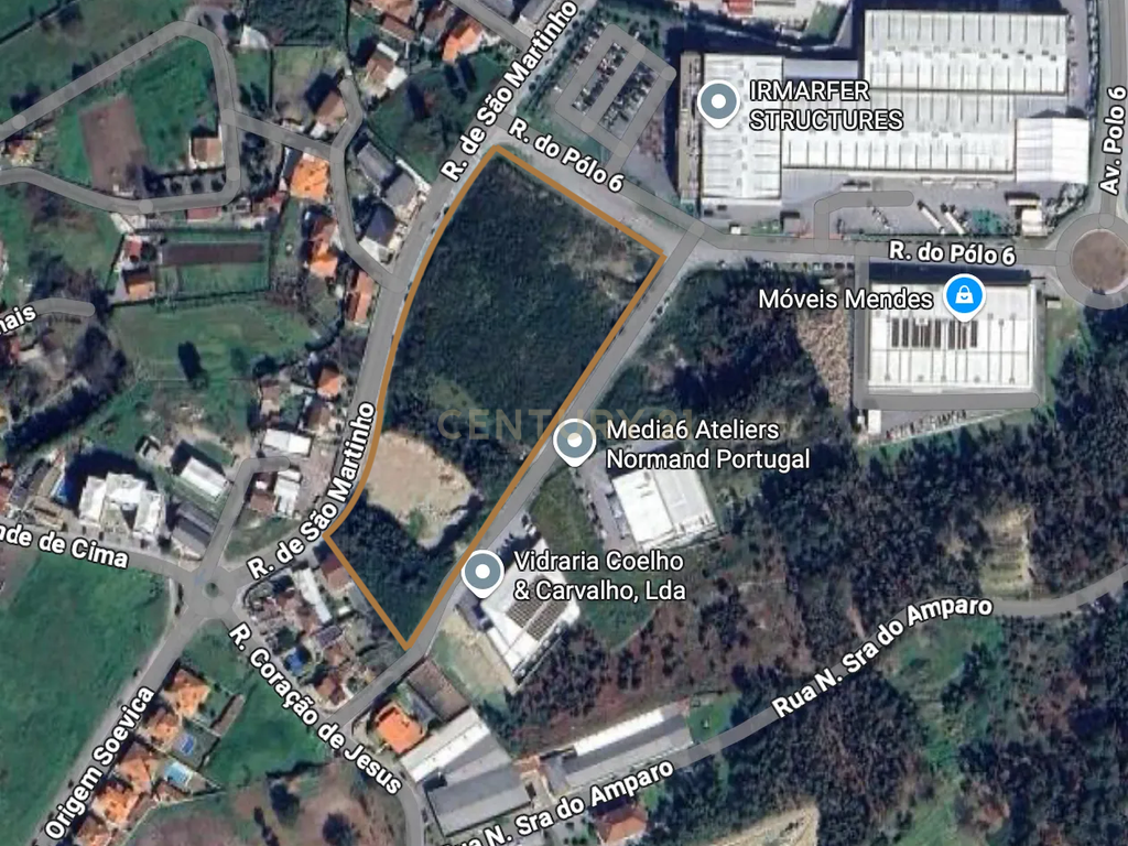 Terreno industrial de grandes dimensões, com 7 069m2, no Polo 6, em Freamunde, Paços de Ferreira - Image 1