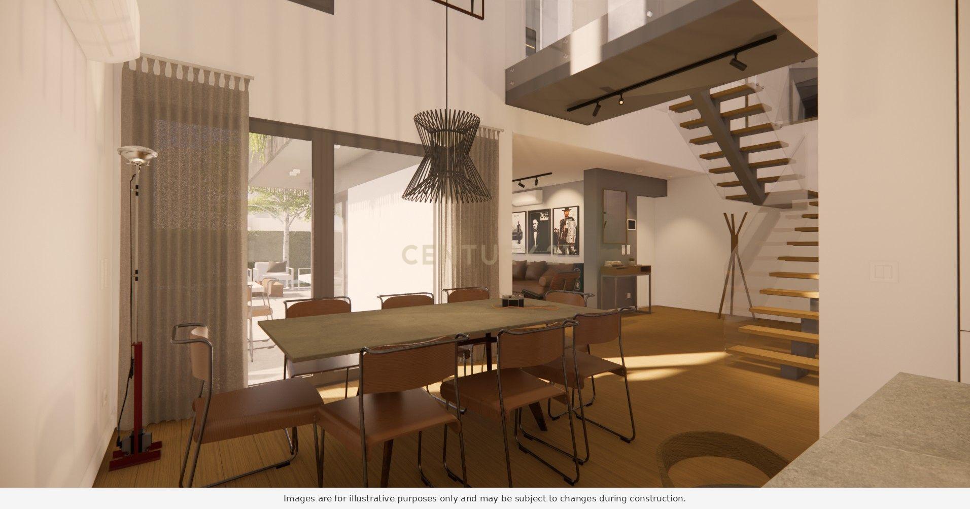 Fotografia 11 de Villa 140 | Moradia com Projeto de Arquitetura Contemporânea, Piscina e Jardim Privativo, em Construção na Aroeira