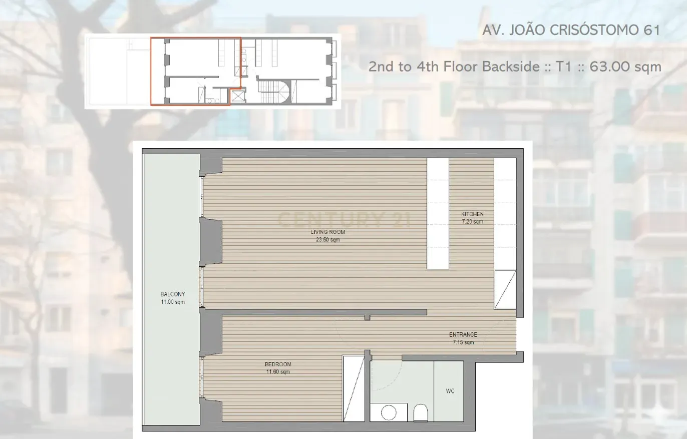 Fotografia 10 de Prédio com PIP Homologado | Avenida João Crisóstomo | Avenidas Novas | Projeto com Elevado Potencial de Valorização