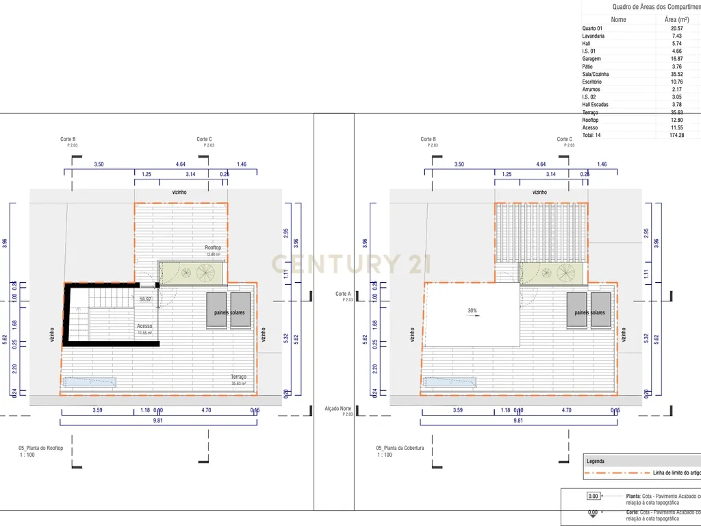 Imóvel com construção existente e projeto aprovado para nova moradia no centro de Portimão. - Image 36