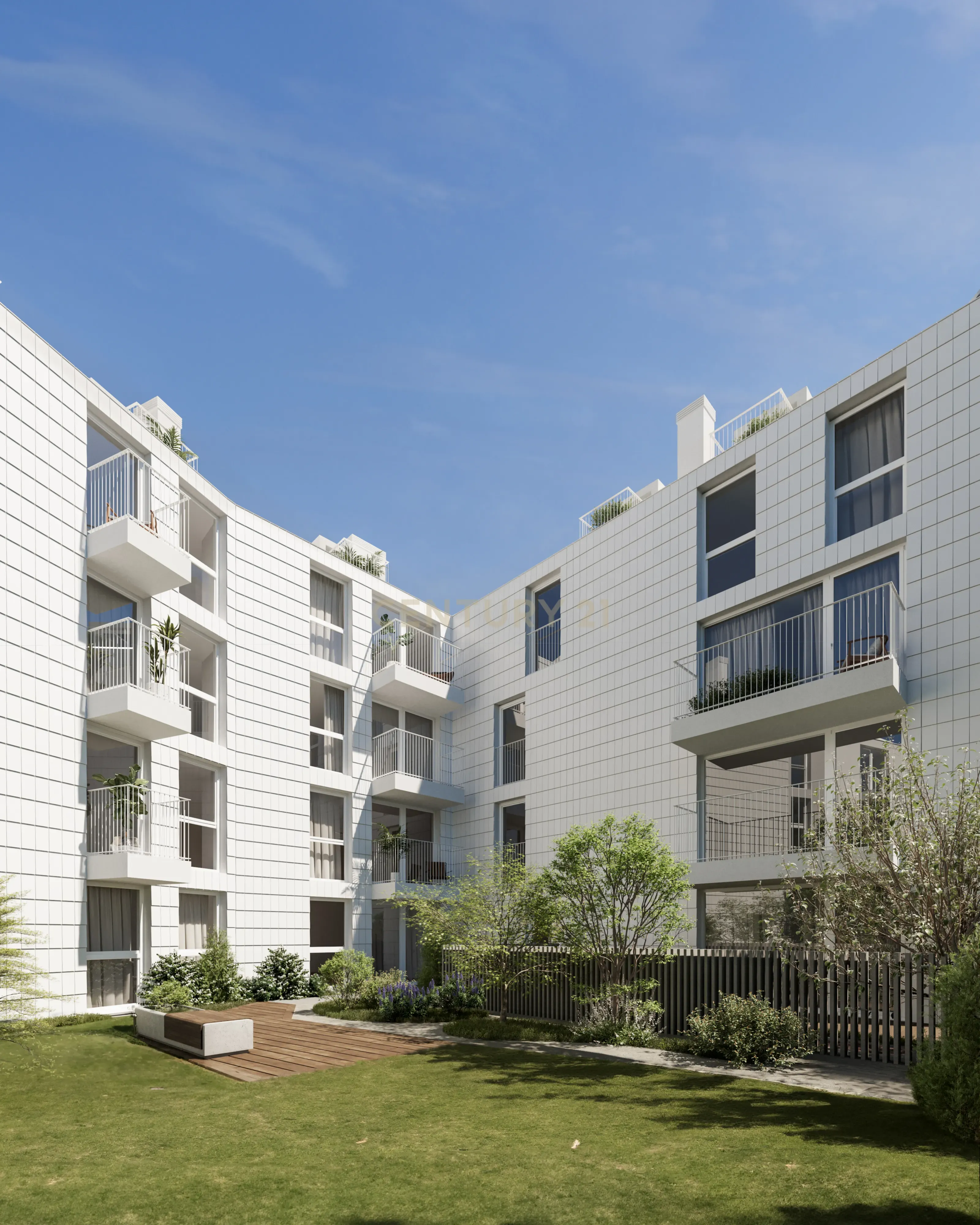Fotografia 12 de T2 com varandas em condominio com Jardim e Ginásio