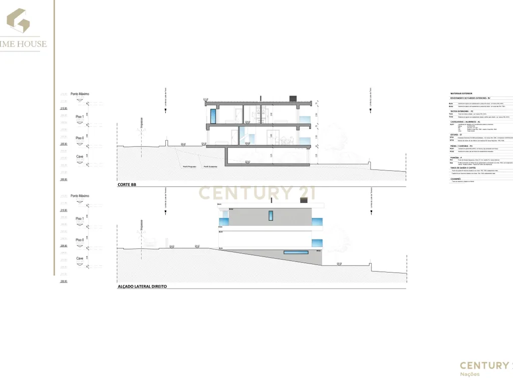 4 lotes de terrenos com projeto aprovado para moradia 4 moradias T5 de linhas contemporâneas - Image 22