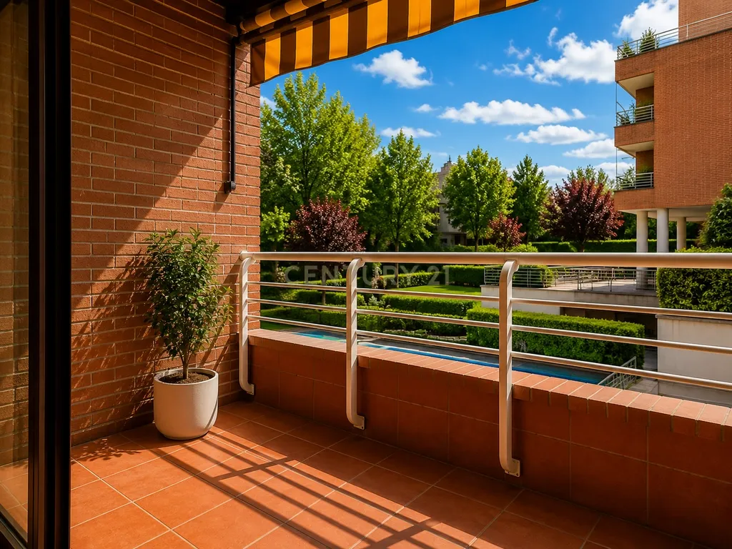 Apartamento familiar de 4 quartos junto à Avenida de Europa, com varanda, piscina e jardim comunitário - Image 25
