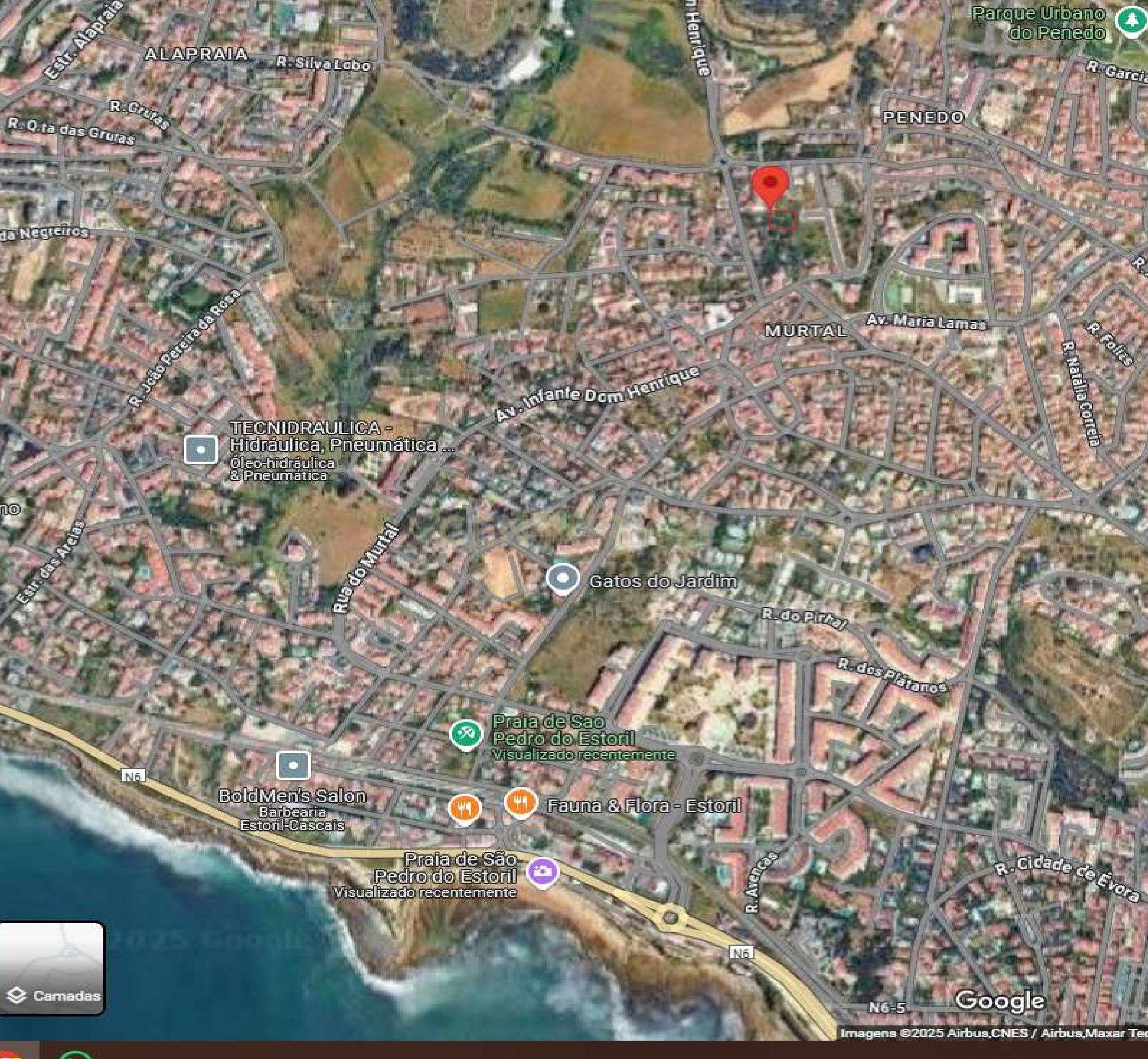 Fotografia 6 de Terreno no Alto da Parede-Cascais, 765m2, com projeto aprovado para 2 moradias