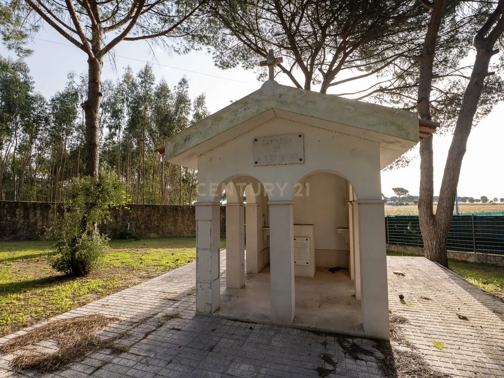 Fabulosa Quinta com lote de terreno de 22.381 m2, onde se encontra inserida uma moradia composta por dois pisos, com uma área bruta de 623 m2, uma área útil de 304 m2 e uma área bruta dependente de 319 m2, localizada em Santo Isidro de Pegões, na zona de Pegões, a pouca distância das belas praias de Setúbal. - Image 122