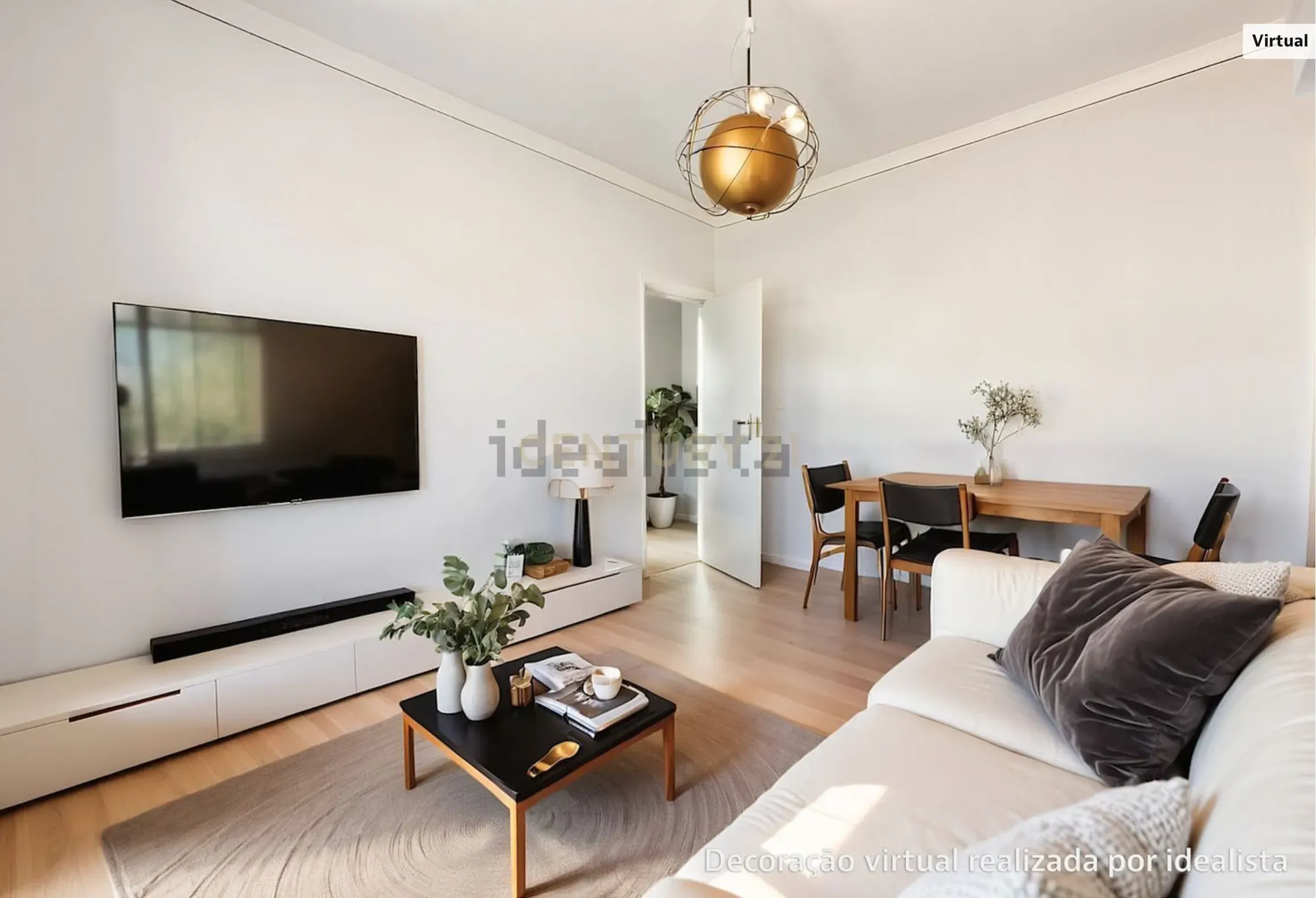 Fotografia 7 de APARTAMENTO T2 COM VISTA RIO PARA REMODELAÇÃO NA ESTRELA