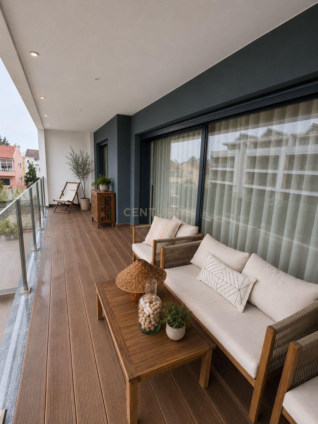 T3 Apartment with BBQ and Box Garage — Torre da Marinha