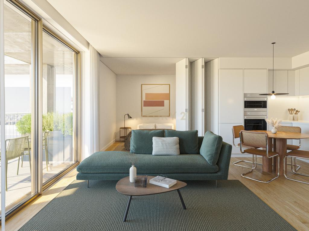 Luxuoso Apartamento T2 com Vista Mar em Bonfim, Porto - Image 14