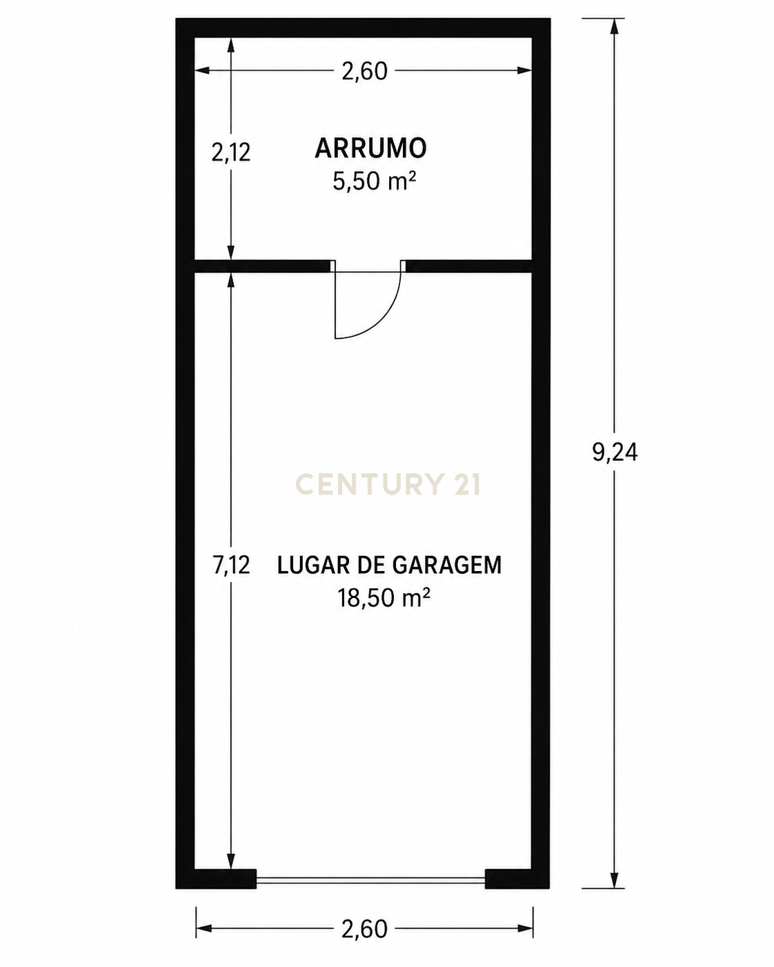 Fotografia 4 de LUGAR DE GARAGEM 13 M² | ARRUMO 5,5 M² | BESSA | PORTO