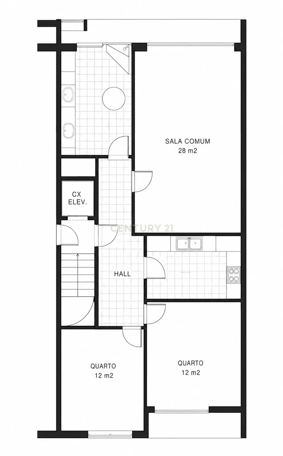 Apartamento T2 à venda em Gondomar (São Cosme), Valbom e Jovim, Gondomar — foto 25