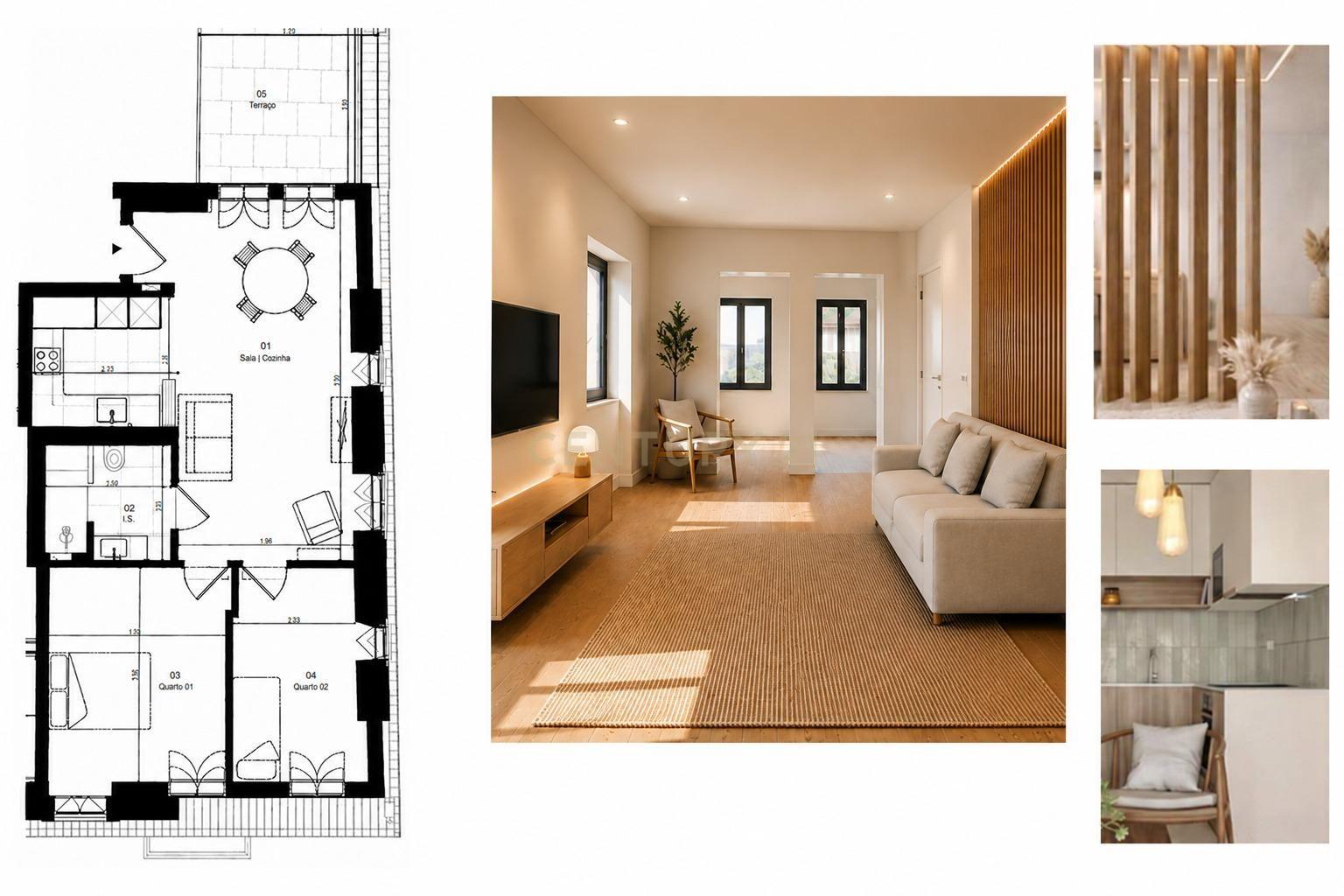 Fotografia 9 de Jardim Emídia | Condomínio Exclusivo | Novo | Centro de Carcavelos | Últimos 3 Apartamentos