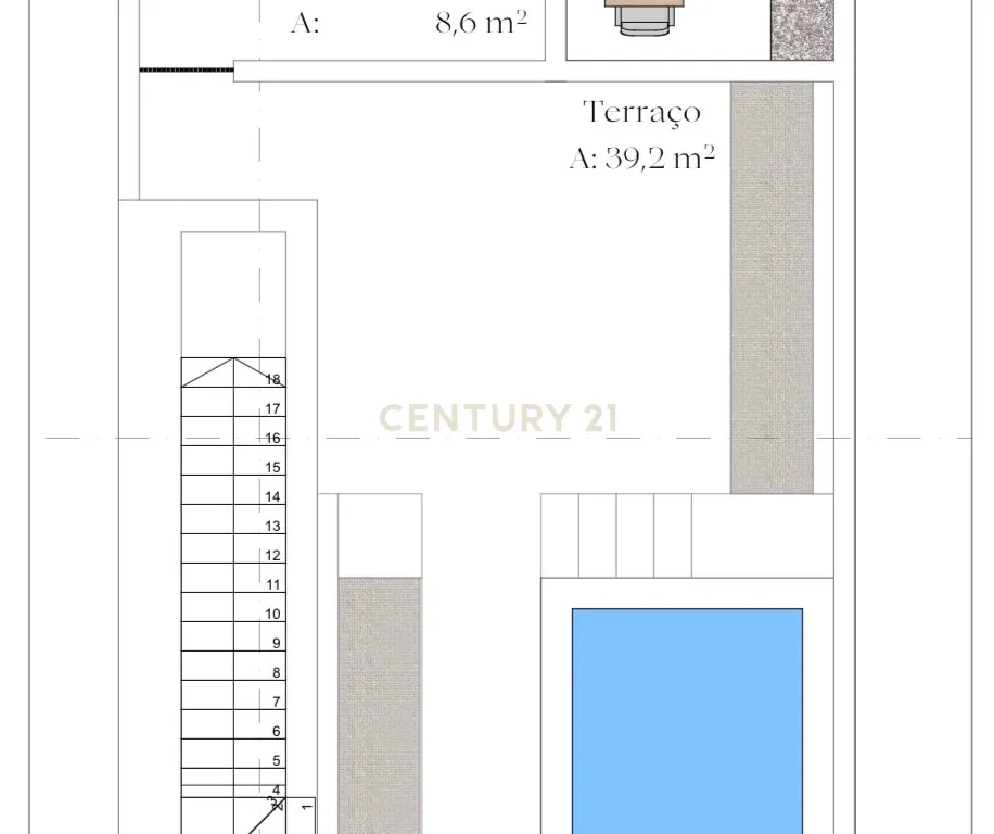 Apartamento com Projeto Aprovado e Vista para a Cidade em Portimão - Image 15