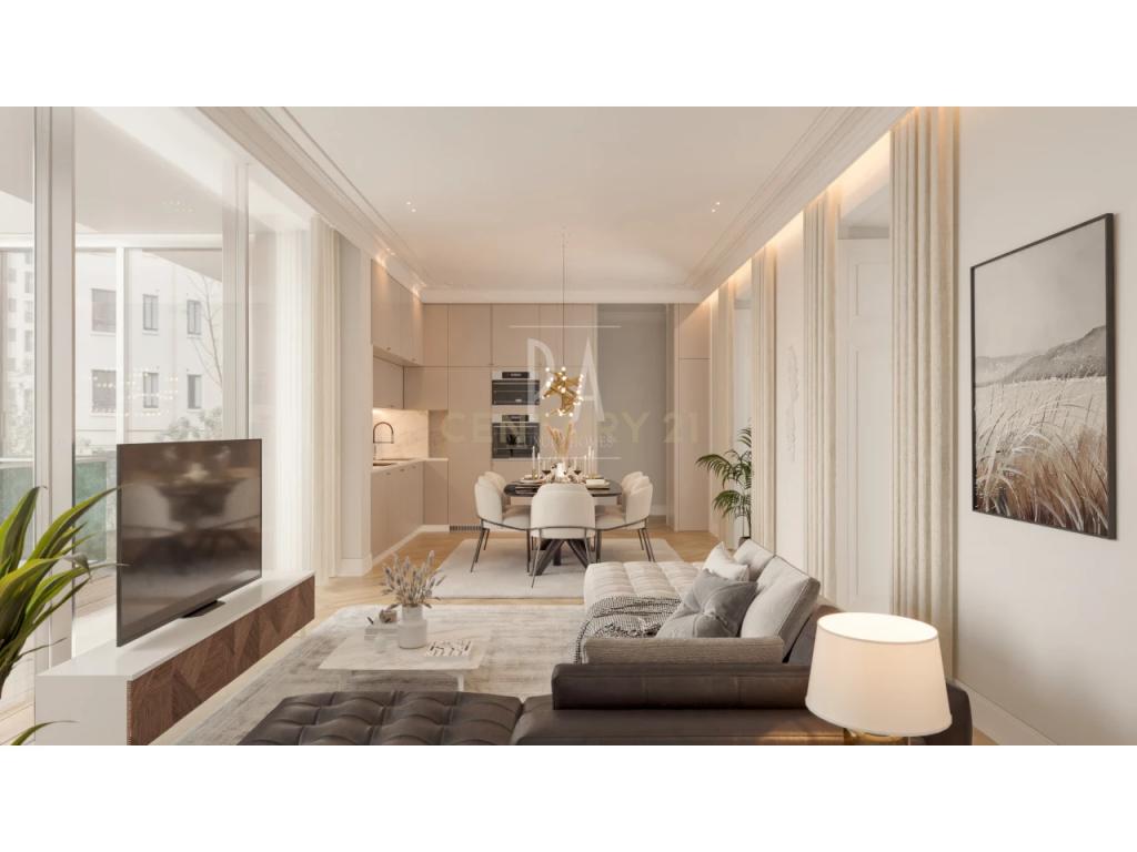 Elegante T2 com varanda luminosa e interiores amplos numa localização central. - Image 14