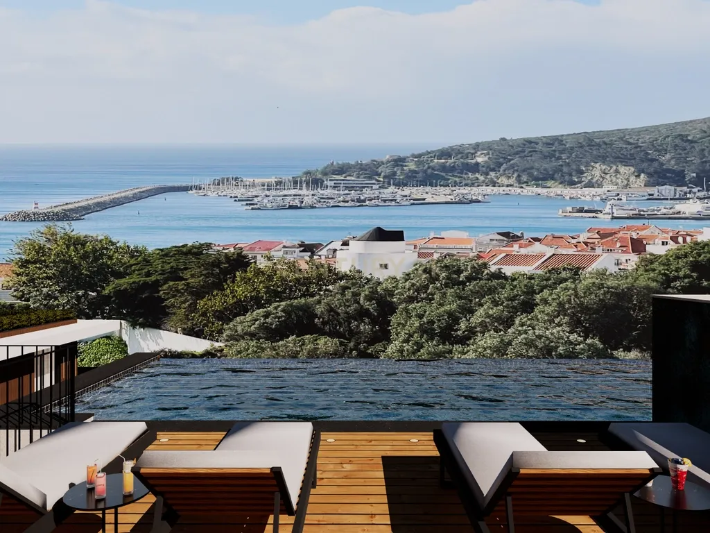 T3 em Sesimbra com vista mar e piscina panorâmica - Image 1