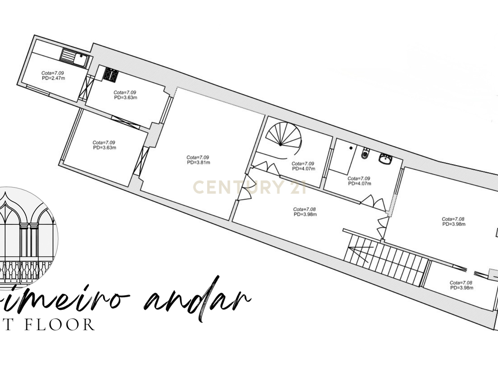 Apartamento T3 Duplex no coração da Baixa de Olhão - Image 40