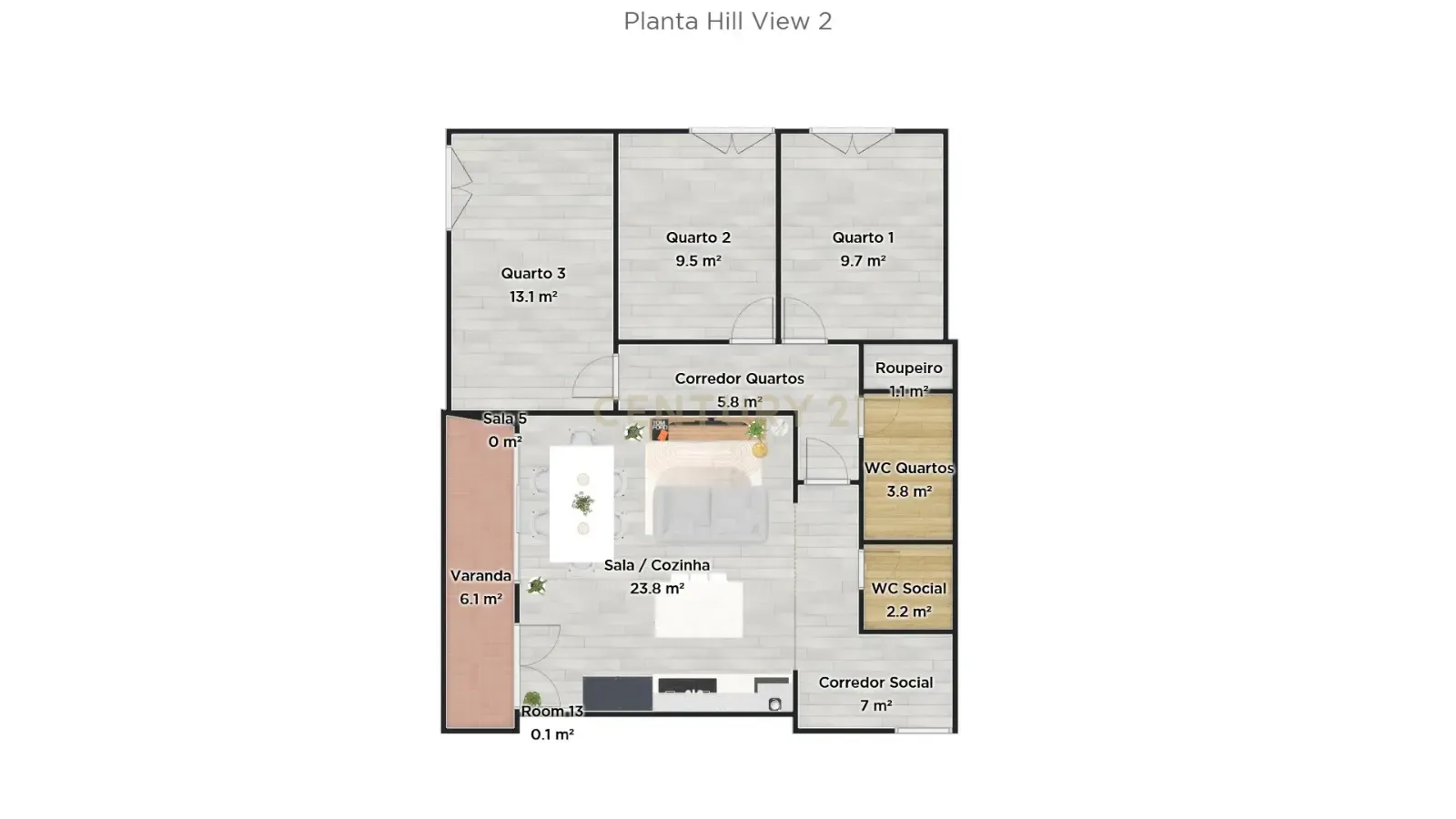 Fotografia 9 de Apartamento Renovado em Tomar, 3 Quartos e 2 Casas de Banho