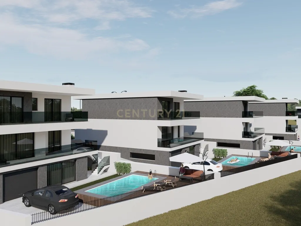 4 lotes de terrenos com projeto aprovado para moradia 4 moradias T5 de linhas contemporâneas - Image 4