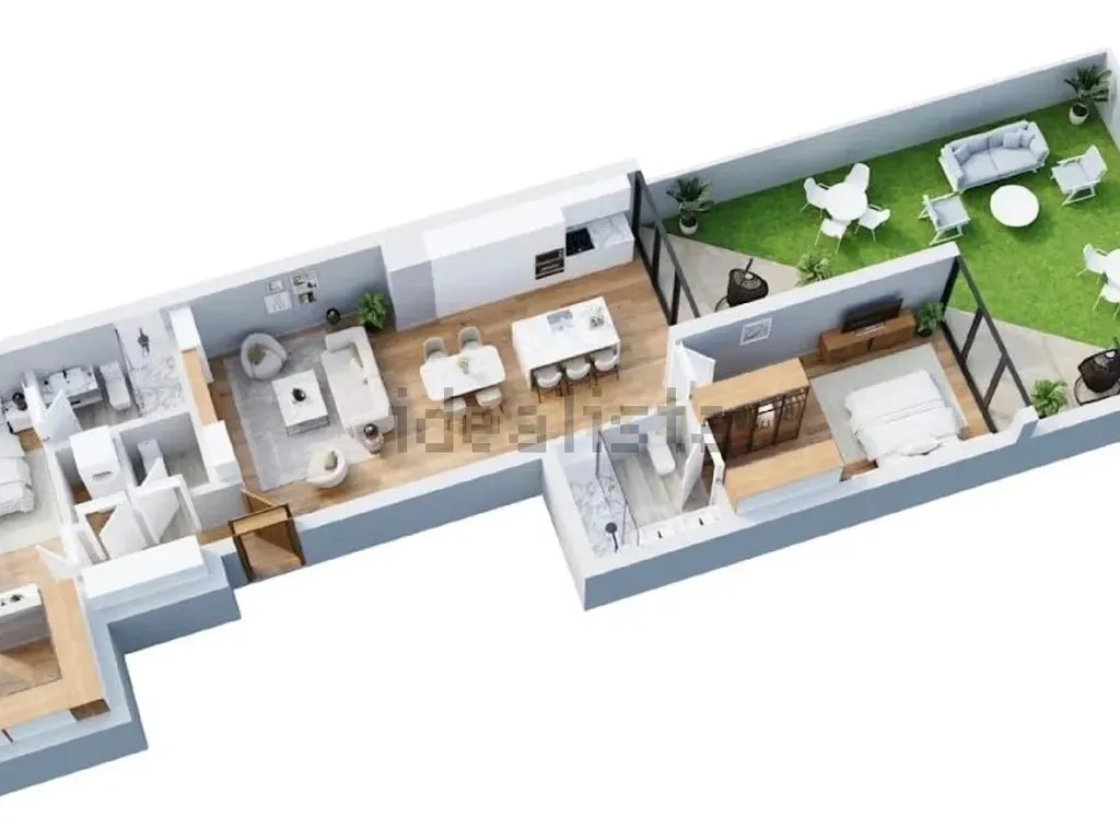 T2 de Luxo com 150 m², Estacionamento, Terraço e Jardim Privativo, nas Avenidas Novas - Image 19