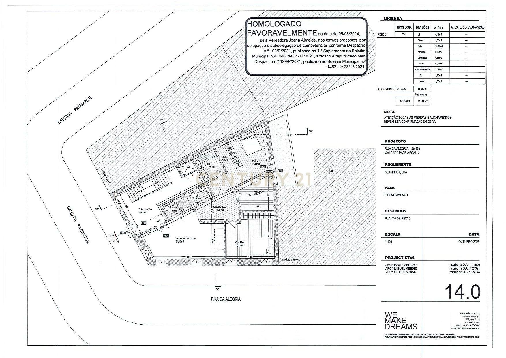 Prédio para recuperar na Rua da Alegria com projeto aprovado para 3 T3, 1 T2 e 3 lugares de garagem. - Image 8