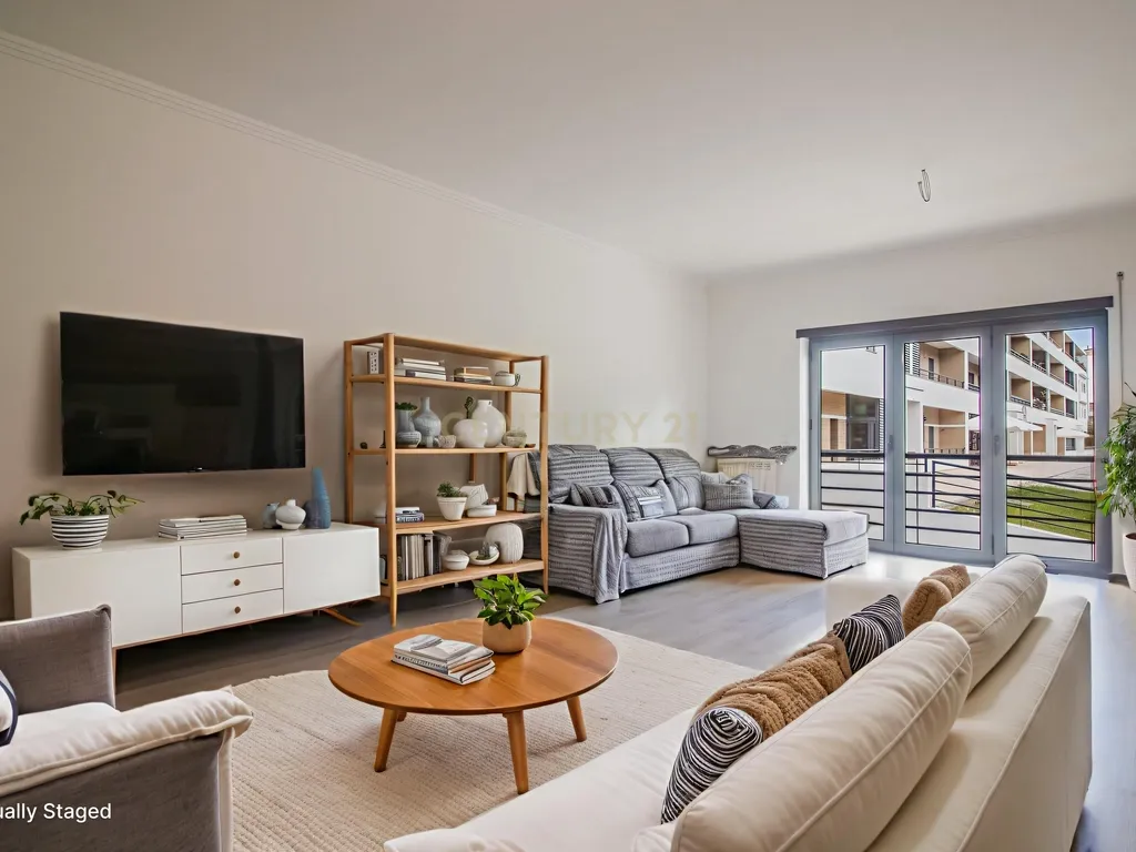Apartamento T3 c/ 2 Varandas, Garagem Dupla e Terraço com Sala de Eventos - Image 1