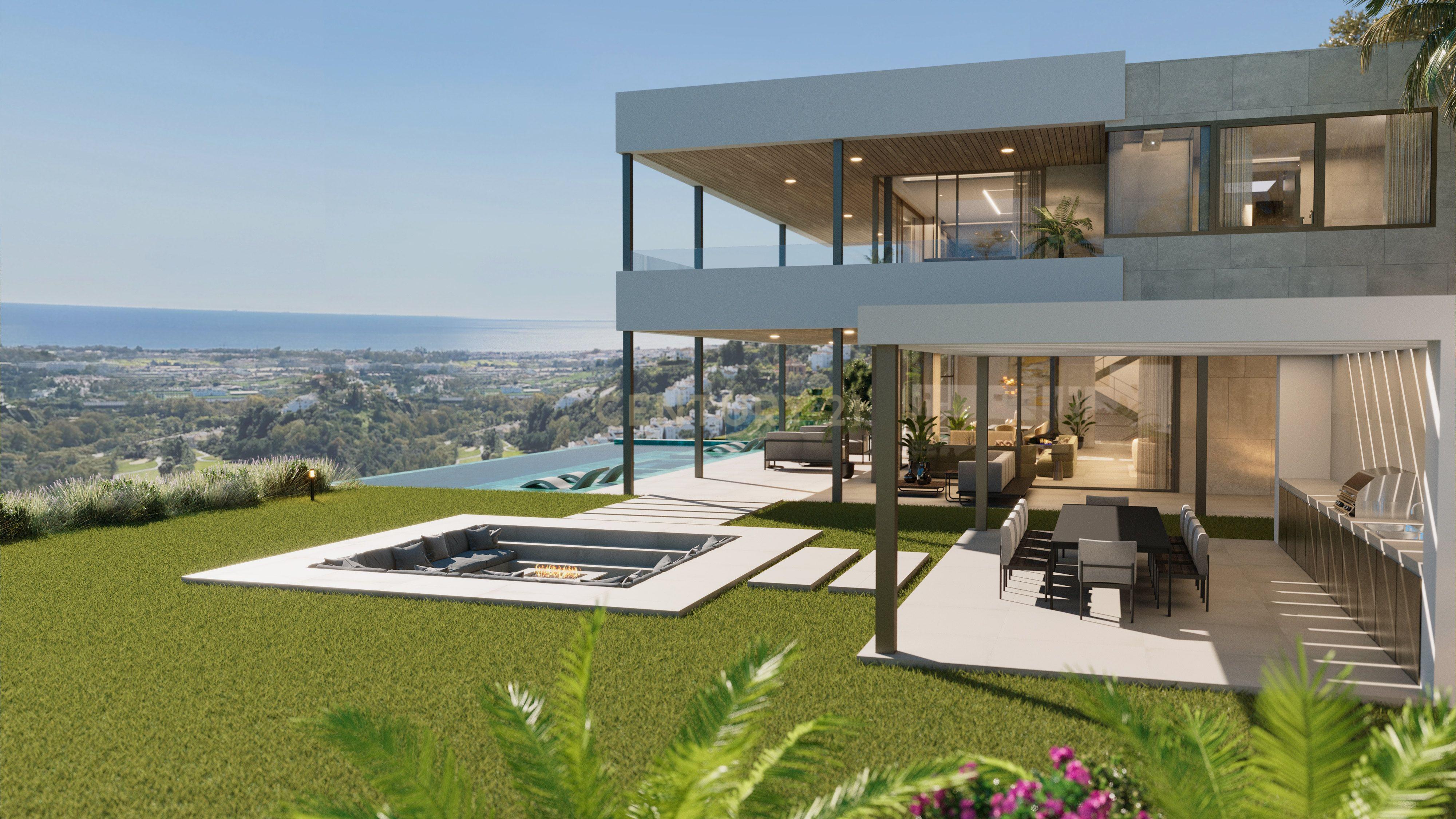 Villa Tiffany: Um Santuário Contemporâneo com Vistas Panorâmicas em El Madroñal, Benahavís - Image 7