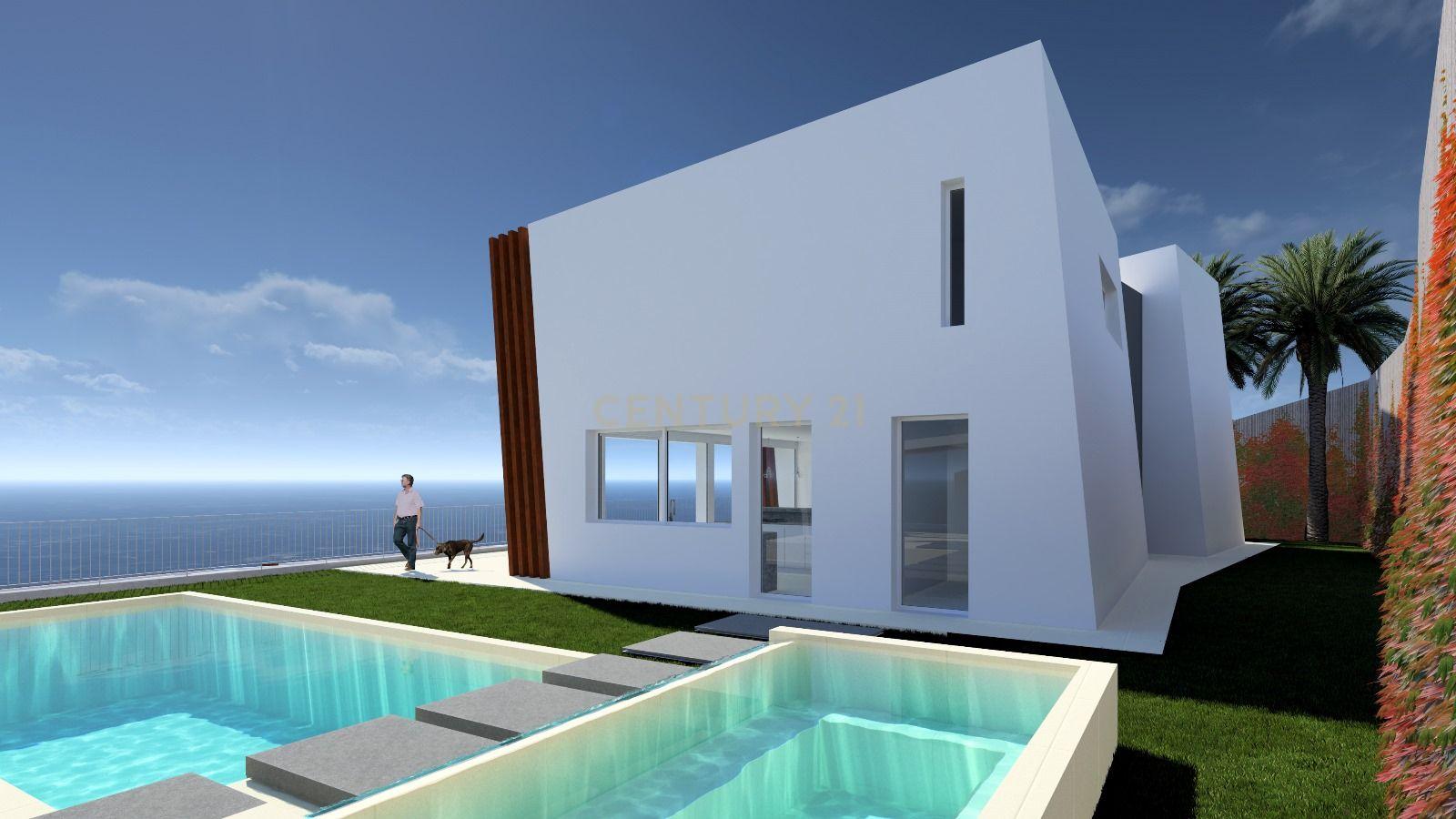 Fotografia 7 de Terreno de Excelência | 3 Terrenos com Licença de Construção Emitida | Projeto para 5 Moradias de Prestígio | Vista Panorâmica para o Mar