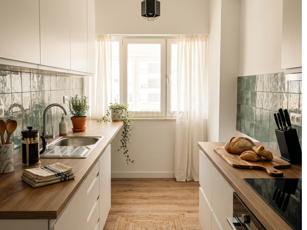 Apartamento Renovado em Algés, Oeiras - 2 Quartos e 2 WC - Image 3