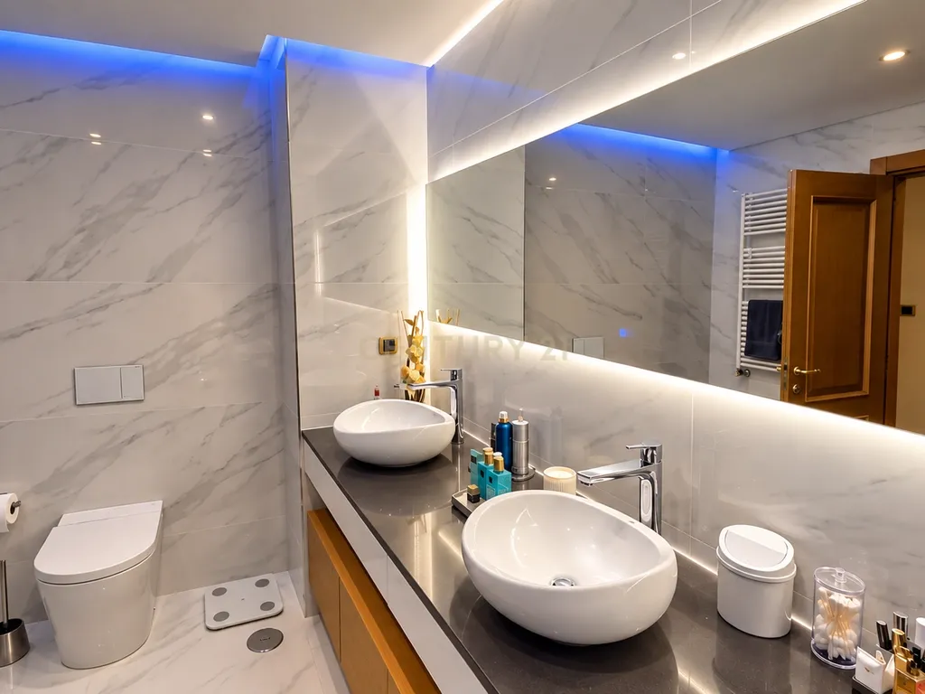 T4 com Piscina | Condomínio Privado PRATAGI | Segurança 24H | Alverca - Image 27