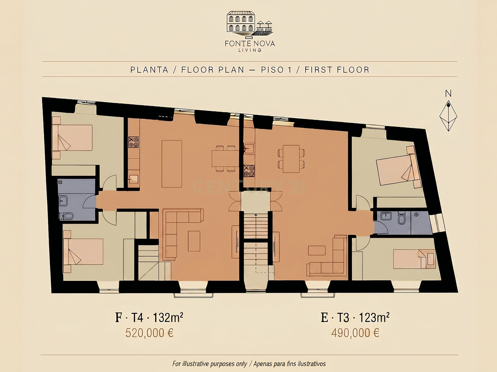 Apartamento T3 duplex Novo no centro de Setubal - Image 5