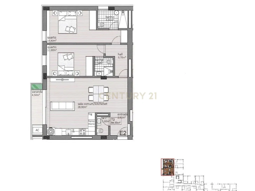 Apartamento T2 Novo – Último Piso com Varanda, Garagem e Arrumos - Paranhos, Porto - Image 12