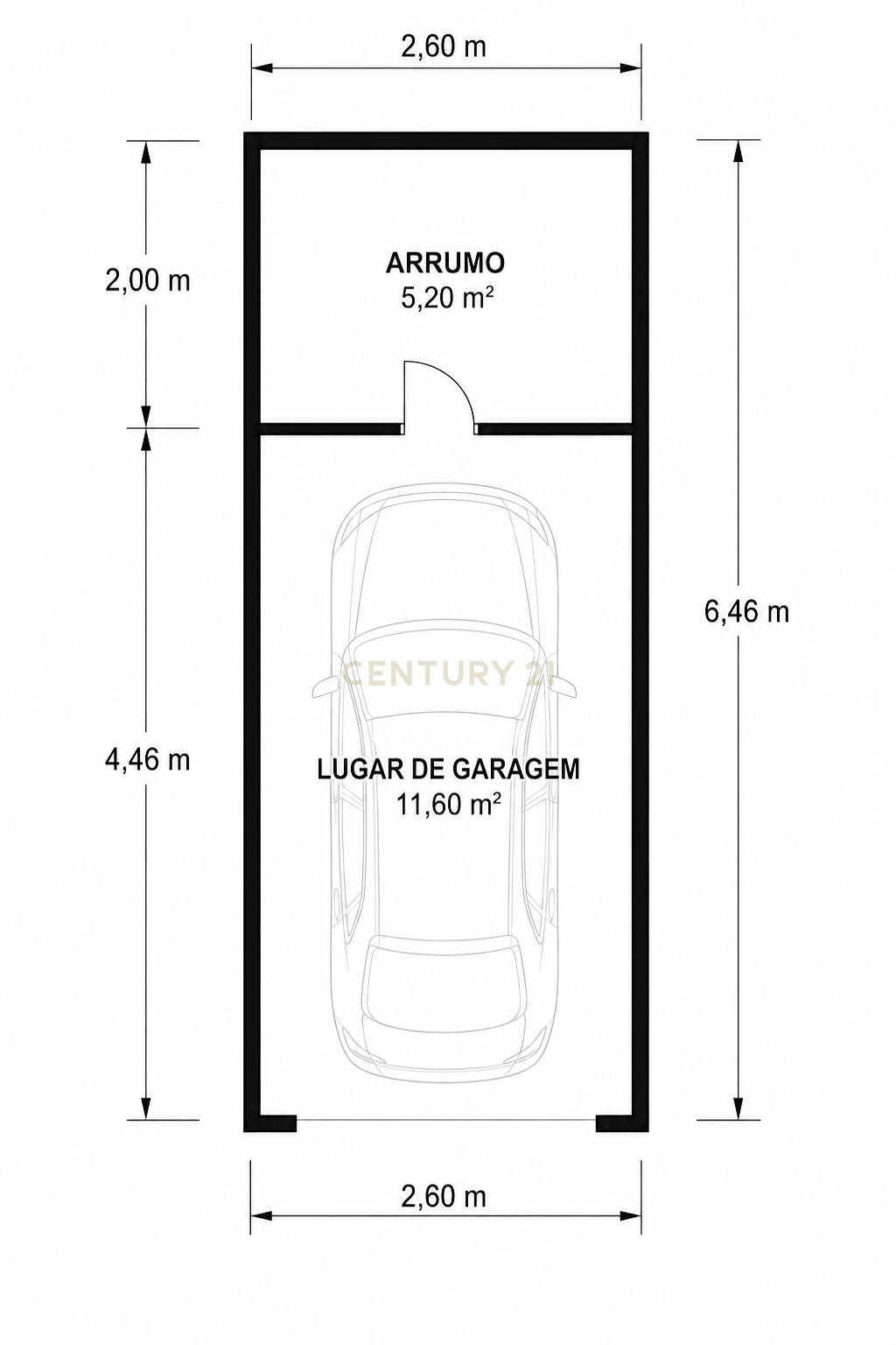 Fotografia 4 de LUGAR DE GARAGEM 11.6 M² | ARRUMO 5,2 M² | BESSA | PORTO