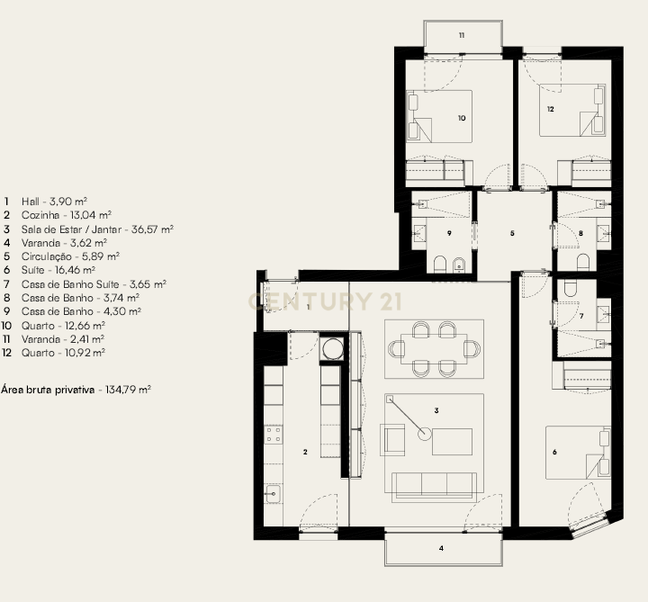 Luxuoso apartamento T3 em Alcântara, Lisboa - Image 21