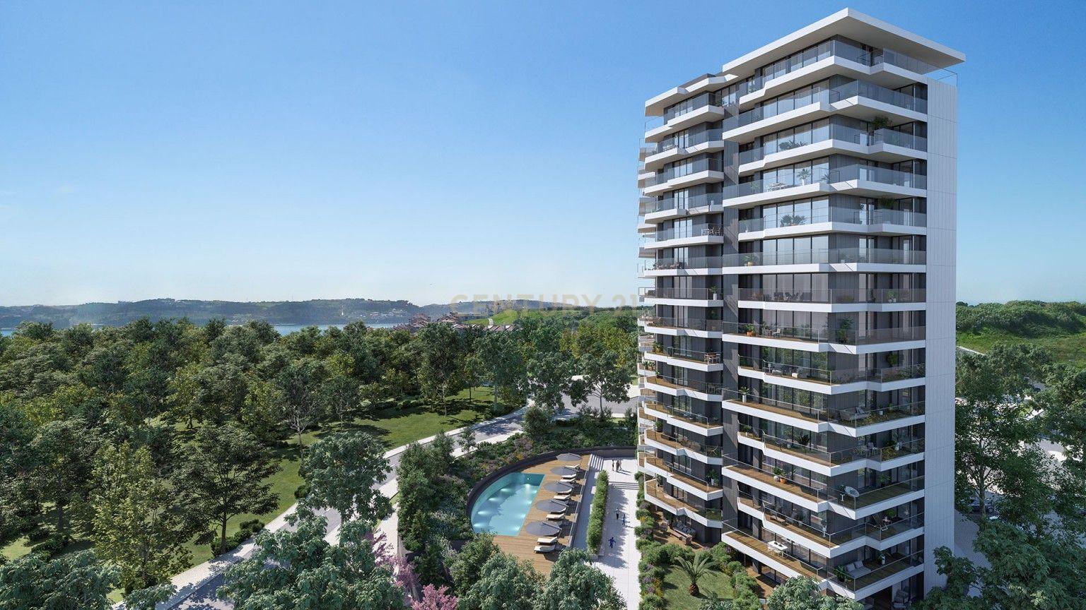 Torre Girassol no Jardim de Miraflores T4 com Vista Panorâmica e Piscina - Image 1