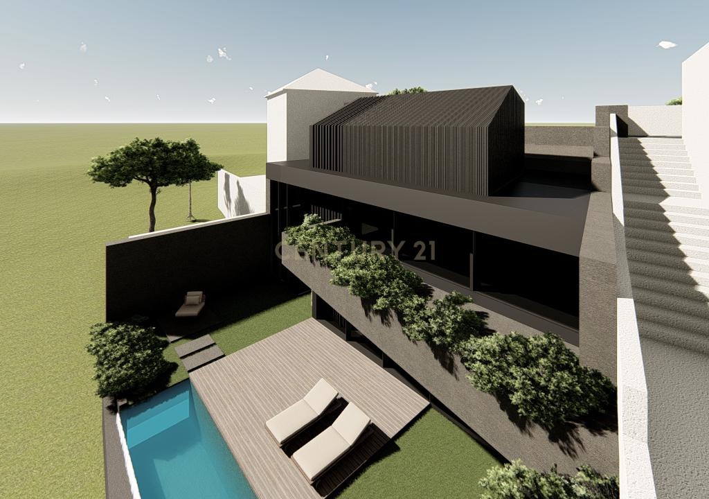 Terreno com Projeto  aprovado para moradia de 4 frentes- piscina- 3 suites - vistas panorâmicas sobre o Rio Douro -Marian Afurada V.N. Gaia - Image 9