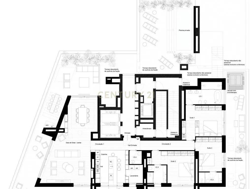 Penthouse T3 com terraço num condomínio fechado, Ocean Terrace, em Leça da Palmeira - Image 2