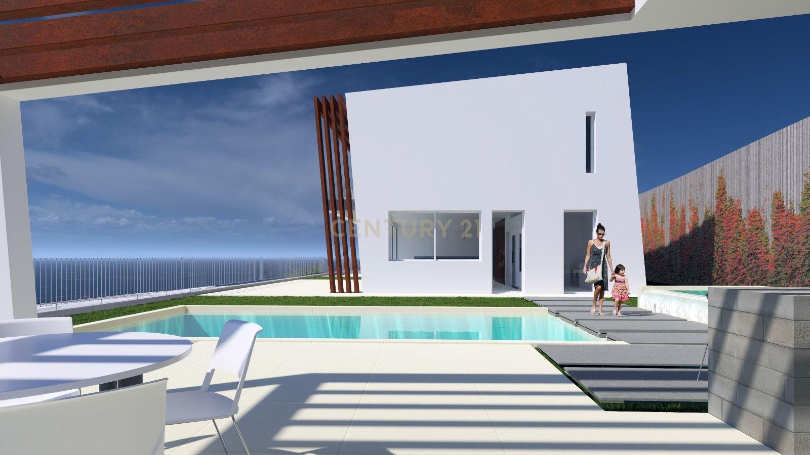 Fotografia 6 de Terreno de Excelência | 3 Terrenos com Licença de Construção Emitida | Projeto para 5 Moradias de Prestígio | Vista Panorâmica para o Mar