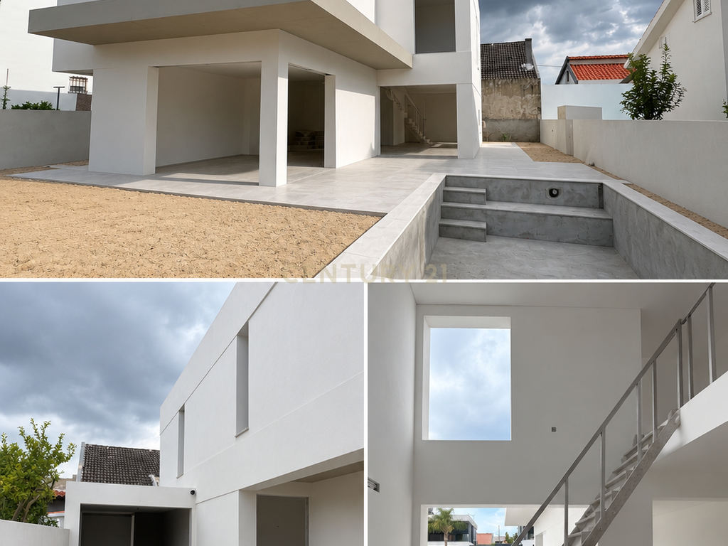 Villa 140 | Moradia com Projeto de Arquitetura Contemporânea, Piscina e Jardim Privativo, em Construção na Aroeira - Image 1
