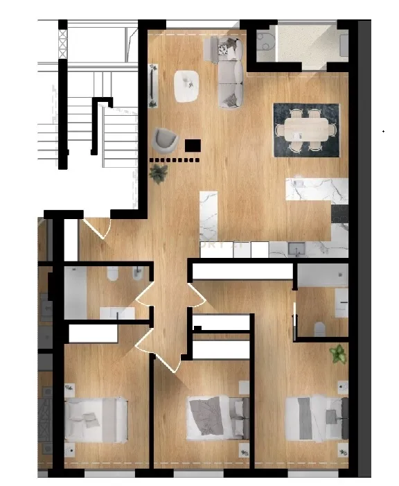 Apartamento T3 em Pedra do Ouro - Image 30